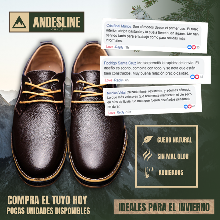 ZAPATOS TERRAGONA™ AndesLine | Temporada Otoño - Invierno ´25