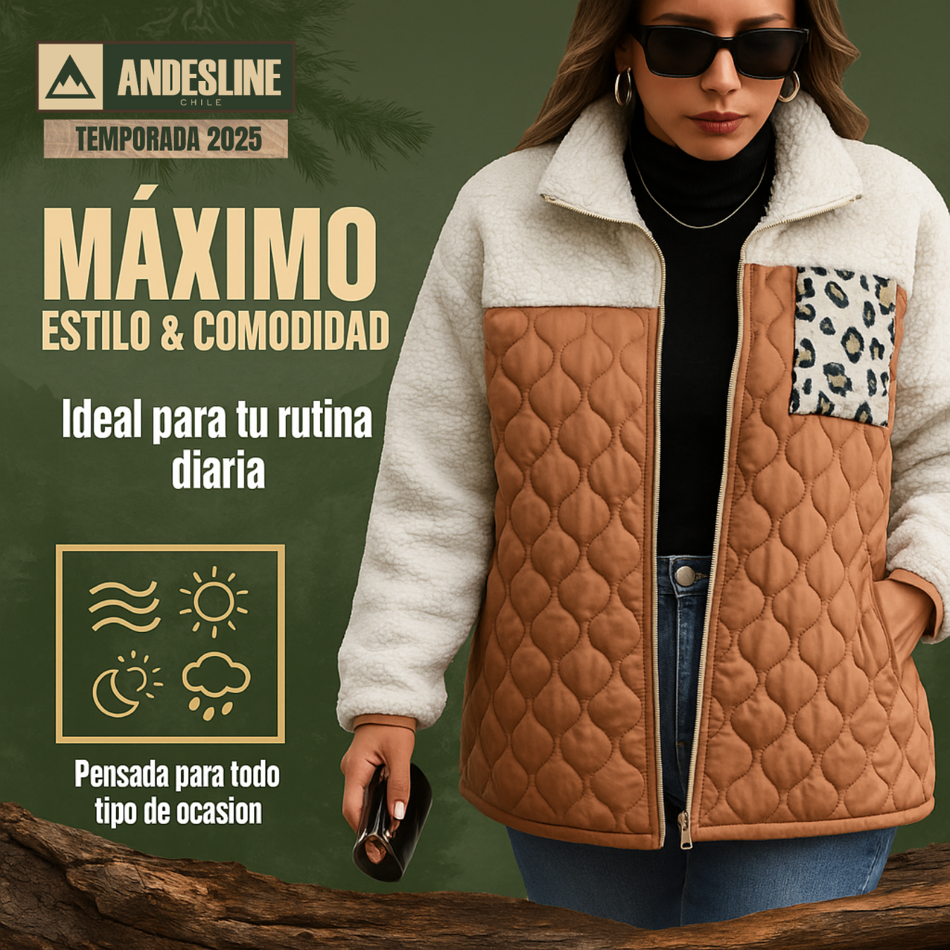 CHAQUETA BONDED™ AndesLine | Temporada Otoño - Invierno ´25
