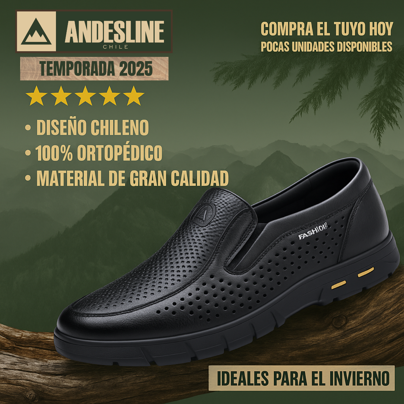 MOCASINES SCIENCE™ AndesLine | Temporada Otoño - Invierno ´25