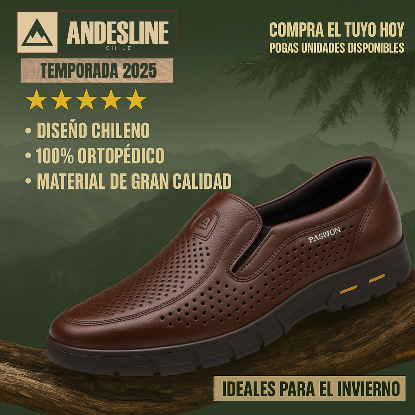 MOCASINES SCIENCE™ AndesLine | Temporada Otoño - Invierno ´25