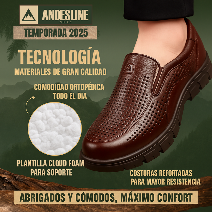 MOCASINES DE CUERO SCIENCE™ AndesLine | Temporada Verano´26