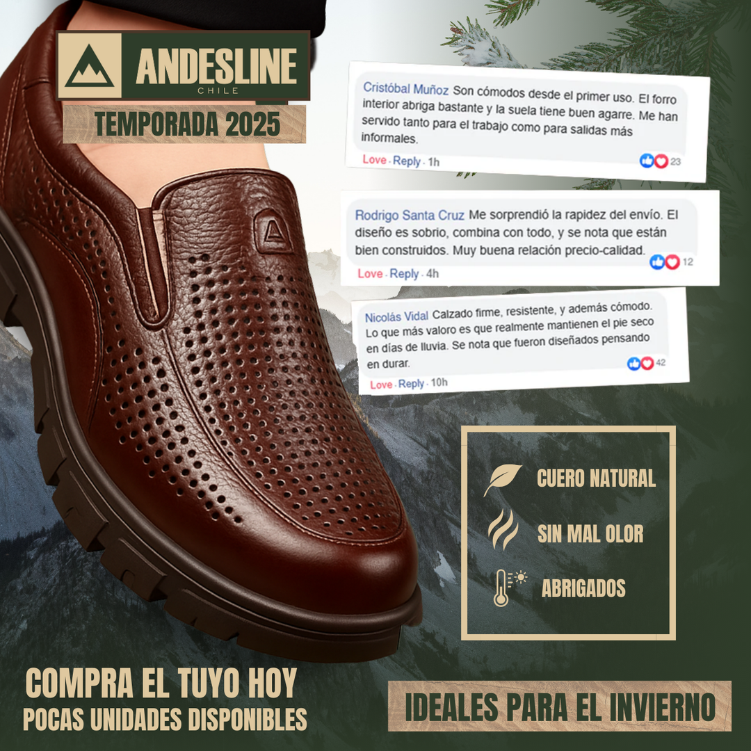 MOCASINES DE CUERO SCIENCE™ AndesLine | Temporada Verano´26