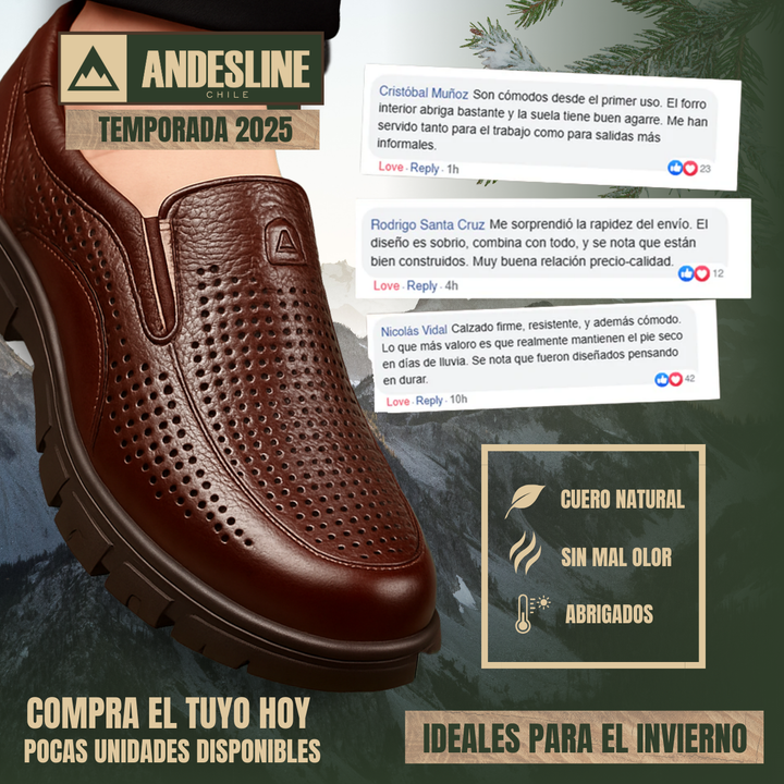 MOCASINES DE CUERO SCIENCE™ AndesLine | Temporada Verano´26