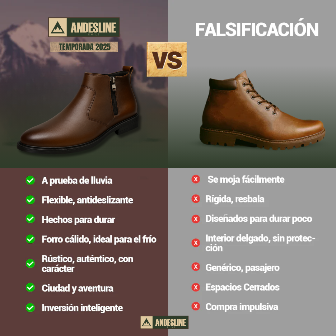 BOTINES DE CUERO ROLAND™ AndesLine | Temporada Verano´26