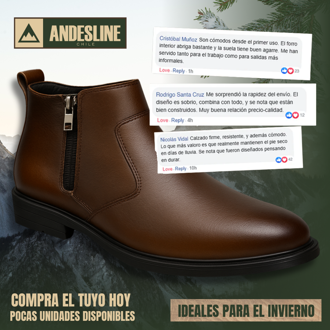 BOTINES DE CUERO ROLAND™ AndesLine | Temporada Verano´26
