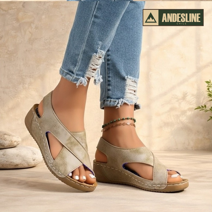 SANDALIAS DE CUERO SOLEY™ Andes Line | Temporada Verano ´26