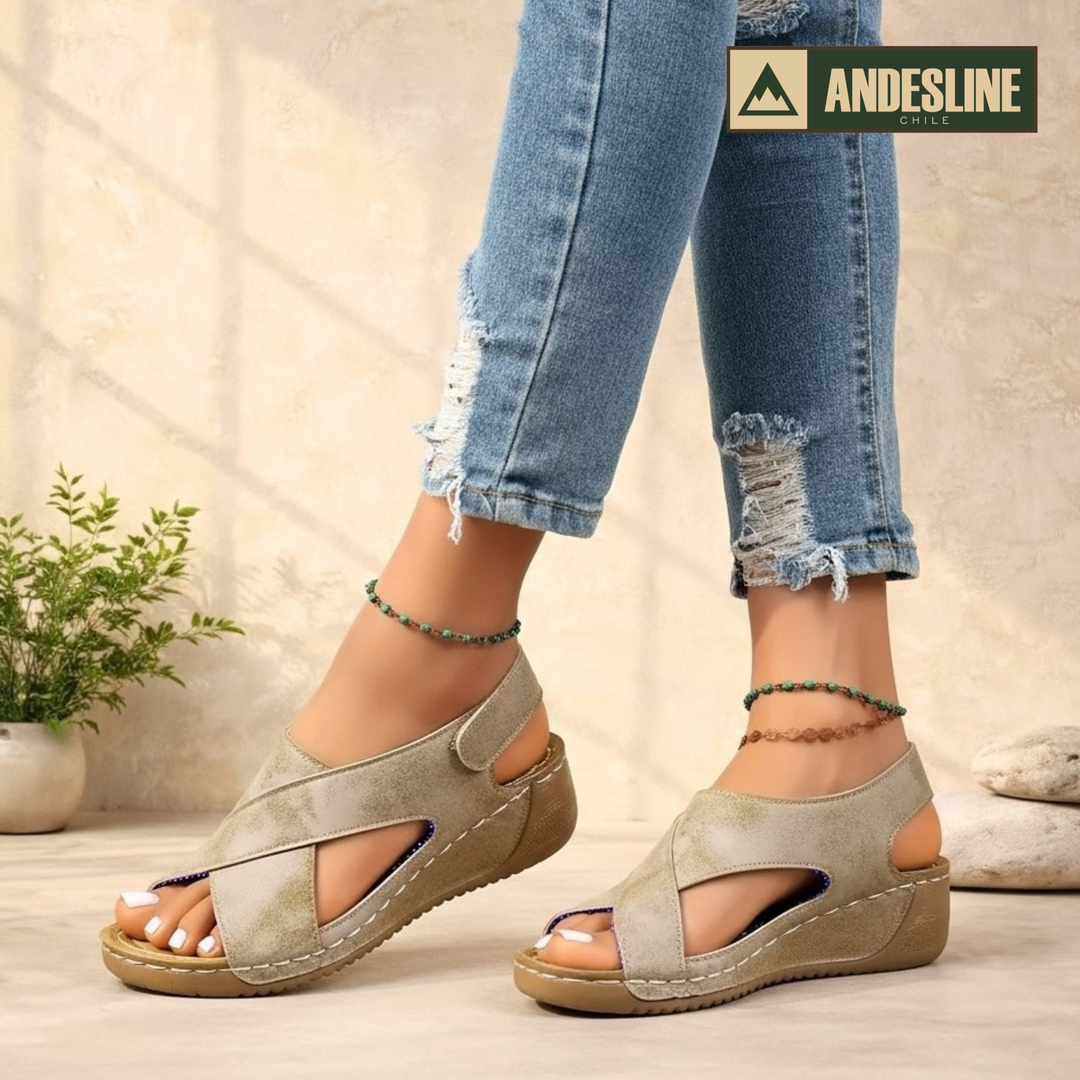 SANDALIAS DE CUERO SOLEY™ Andes Line | Temporada Verano ´26