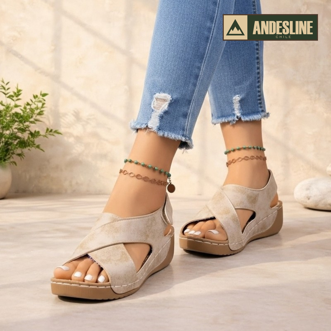 SANDALIAS DE CUERO SOLEY™ Andes Line | Temporada Verano ´26